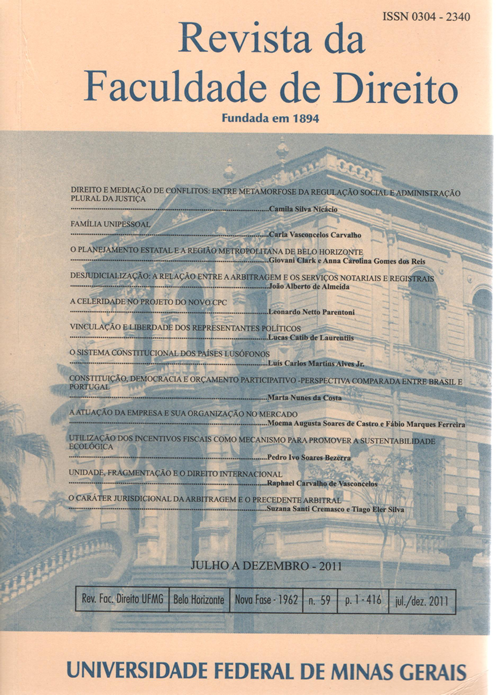 n. 35 (1995)  REVISTA DA FACULDADE DE DIREITO DA UFMG