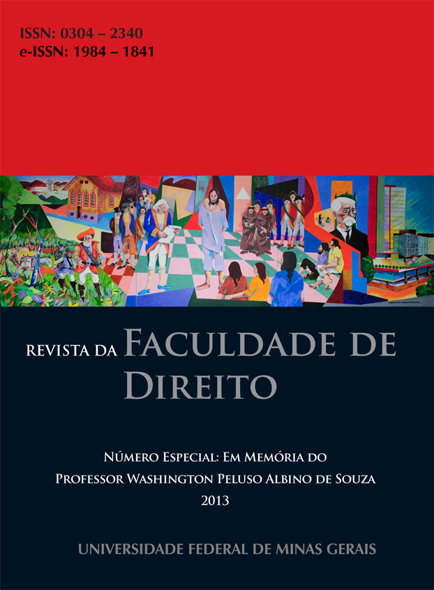 					Visualizar 2013: Número Especial: Em Memória do Professor Washington Peluso Albino de Souza
				