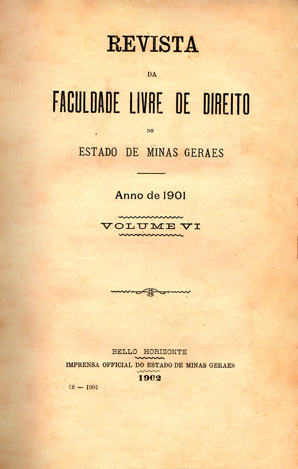 REVISTA DA FACULDADE DE DIREITO DA UFMG