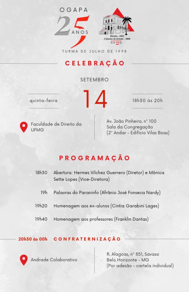 Baile Direito UFMG - Cerimonial Arte Festa